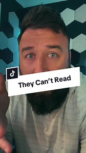 7 out of 10 of them can’t read. | people who don't read