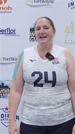 Raelene Elam | 2025 WPV Sitting World Cup USA vs GER Post-match Interview | USA Volleyball