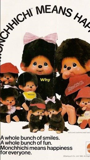 Monchchhichi 80s Toy craze You Forgot ‼️😱🤯