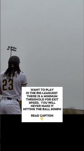 This is why exit speed matters