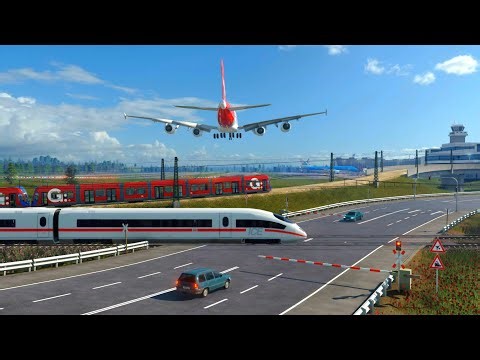 Transport Fever 2: Der Bahnübergang Teil 1376