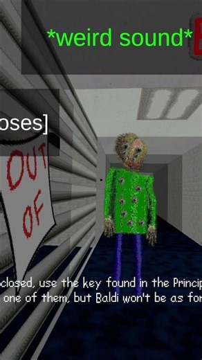 baldi's bad day .. #shorts #baldisbasics #baldi