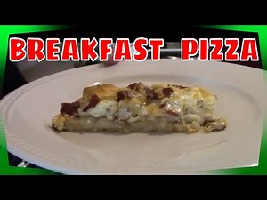 Bacon, Egg & Cheese Breakfast Pizza!! Simple Recipe