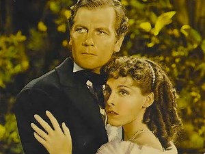 Wells Fargo (1937) - title sequence, with credits "painted" on the rocks of the Iverson Ranch