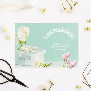 Elegant Congratulations Card | Printable Greeting Card | Minimalist Pastel Gift Card | Digital Download | Achievement & Success Wishes - Etsy