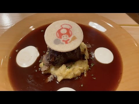Toadstool Cafe's new dishes! Short Rib & Soup - Super Nintendo World (Universal Studios Hollywood)