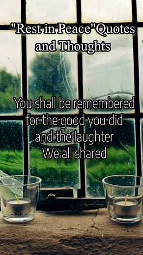"Rest in Peace" quotes and thoughts for Our Departed Loved Ones