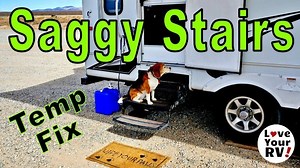 Why The Heck Are My RV Entrance Stairs So Saggy?