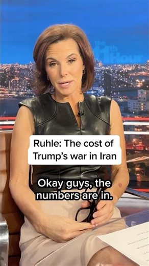 Ruhle: The cost of Trump's war in Iran