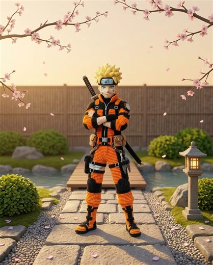 Naruto Uzumaki Crochet Pattern PDF | Anime Amigurumi Ninja Doll Tutorial (digital Download) - Etsy