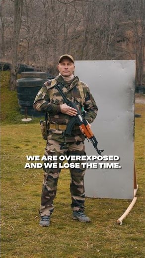 How to exit cover with rifle