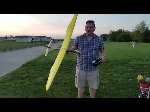 Hobbyking - Sunbird 1.6m Glider - Maiden Flight