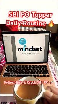 SBI PO Topper Daily Routine🔥| Timetable + Strategy #sbipo2026 #sbipo #dailyroutine #shorts