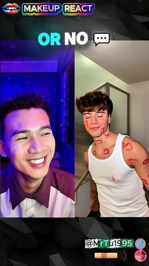 173 - He painted himself with lipstick and made it iconic 💋🔥 | Makeup React