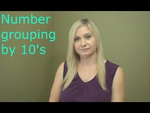 Counting by 10's in ASL