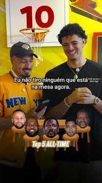 Os 5 melhores da história para Gui Santos! 🇧🇷 #NBA #GuiSantos #shorts