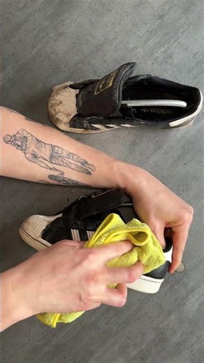Full Clean Restoration of Filthy Adidas Superstar Sneakers | Satisfying Shoe Cleaning
