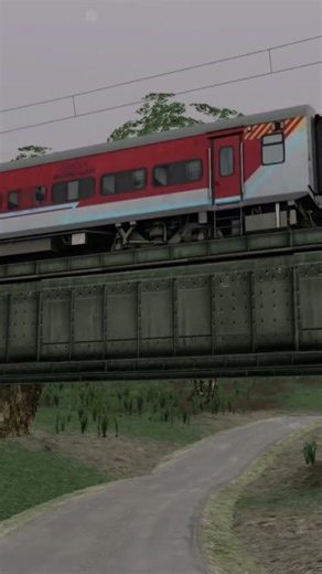 Train Bridge Crossing