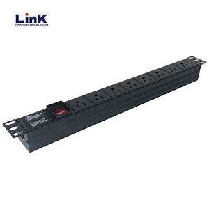 [Hot Item] 8 Ways IEC PDU with Ampere Meter for Data Center