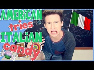 AMERICAN TRIES ITALIAN CANDY