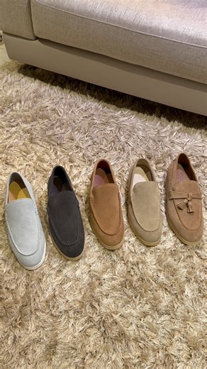Suede Loafer new color & design arrivals! 💕 - Mocha Mousse - Taupe - Charcoal - Sky Blue Size: 36-45 📩 LINE: chuniverse (with@) FB&IG: chuniverse.shop #chuniverse #suedeloafers | Chuniverse รองเท้าเสริมส้นเพิ่มความสูง