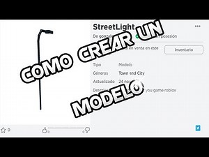 Como Crear Un Modelo En Roblox Studio 2020!!