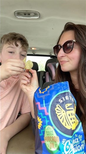 Siete Chips-Taste Test. Mom and son edition!