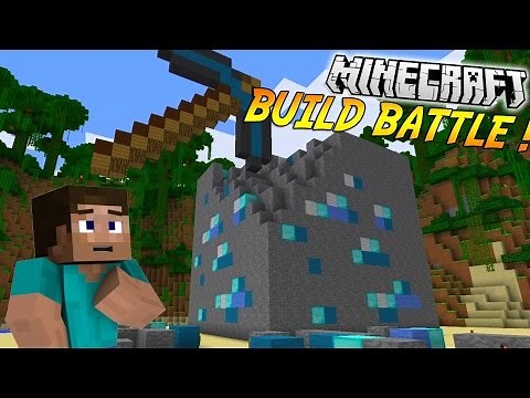 A GIANT ORE! | BUILD BATTLE (With PopiGames) | Minecraft