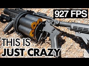 8 Joules per BB!!! This grenade launcher is madness