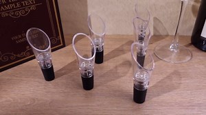 12 Pieces Wine Aerator Pourer Aerating Spout and Decanter for Wine Bottles Improved Flavor, Enhanced Bouquet, Rich Finish and Bubbles, No Drip or Spill