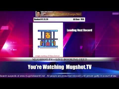 Mugshot TV - Live Arrest Booking Video Stream