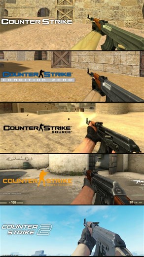 AK-47 Evolution In Counter Strike 2000 - 2023