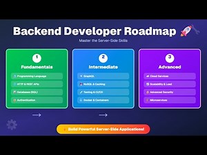Backend Roadmap: From Beginner to Job-Ready ( in 5 Steps )
