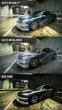 Base game vs DLSS 5 NFS Most Wanted (2005) Compare #dlss5 #4k #hdr