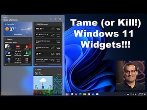 Make Windows 11 Less Annoying in 2 Clicks - Bye Widgets