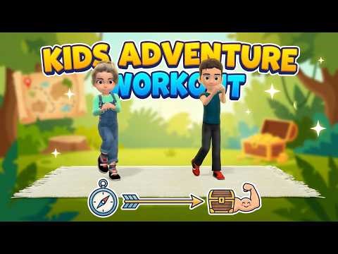 Kids Adventure Workout: 20-Min Fun Fitness At Home!
