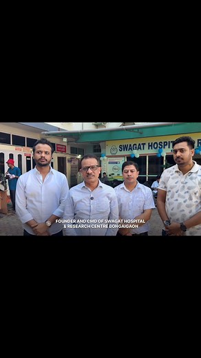 Good morning everyone. Here's a clip of our beloved CMD Dr. S.K. Das talking about the journey of our institution and the milestones it has reached over more than two decades of its existence. The pride in his eyes says it all. | Swagat Hospital Bongaigaon