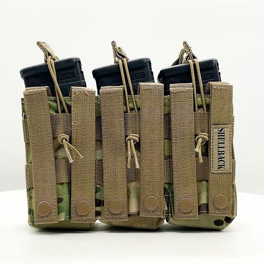 Shellback Tactical Triple Stacker Open Top M4 Mag Pouch