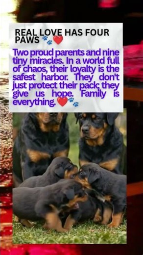 Why Rottweilers Are The Best Parents Ever! 🐾