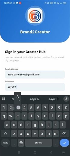 Brand2Creator App Demo