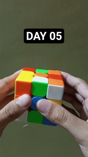 DAY05:I'm trying to solve this rubiks cube! #challenge #shorts #fypシ#day5#part5 #rubikscubechallenge