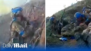 Ukraine soldiers pinned down by Russians in a shell-hole with a wounded comrade in Zaporizhzhia - The Global Herald