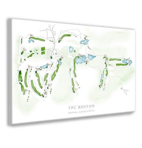 TPC Boston Golf Course Map, Massachusetts Layout of Course, Norton MA Golf Gift, Personalized Golfing Parents Art Poster,framed Canvas Decor - Etsy Finland