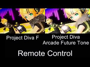 Project Diva Remote Control PV Comparison PS3 Arcade Future Tone