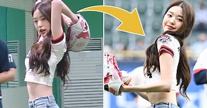 How K-Pop Idols Prepare For The Special "First Pitch" In Baseball—Featuring IVE's Wonyoung
