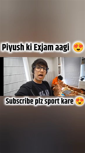 piyush Exjam AAGI 😱 #shorts #souravjoshivlogs