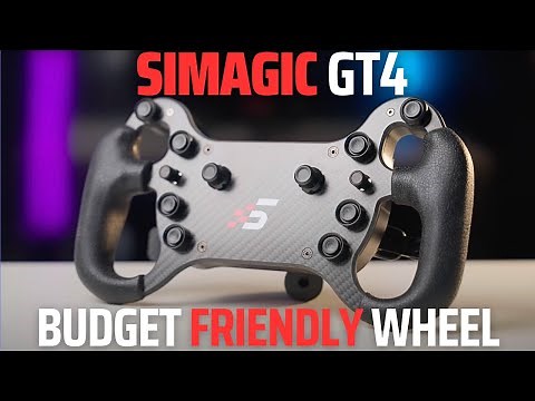 Nice budget wheel. Simagic GT4 review. Great option for a direct drive base.