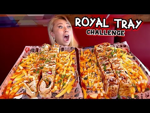 Tahini's Royal Tray Challenge in Oakville, ON!! #RainaisCrazy