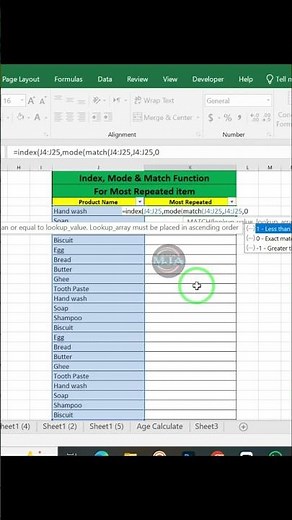 Excel: How to Find the Most Repeated Value (The Easiest Way)