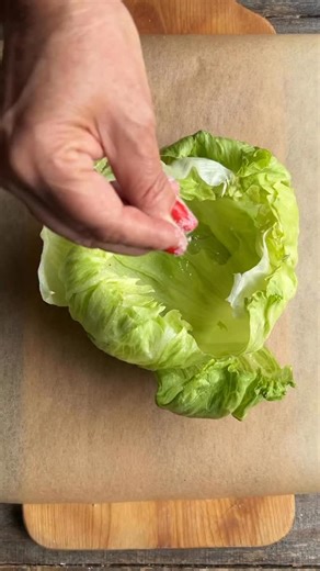 This BLT lettuce wrap is so refreshing! I used chicken, bacon, cheddar, avocado, tomato, my delicious Creamy Chive Dressing—and of course I love adding my Marinated Red Onions—but part of the beauty of this wrap is that you can use whatever you have on hand. I top it all off with my favorite Chicago-style giardiniera. Scroll through the highlights called Lettuce Cup, Steak Wrap, Lettuce Wrap, and Caesar Wrap to see our greatest hits. It takes a bit of practice to learn the wrapping technique, bu